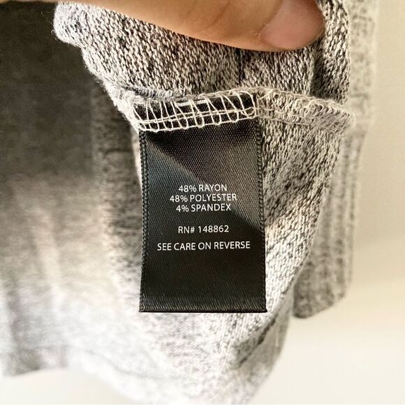 Torrid Size 2X Super Soft Plush Light Grey Cowl Neck Tunic Sweatshirt - Picture 7 of 7